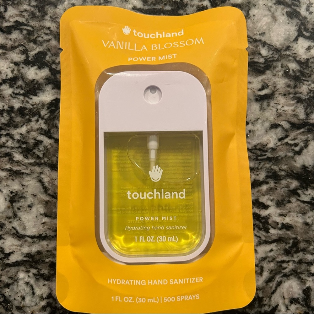Touchland Vanilla Blossom Power Mist Hand Sanitizer - Yellow